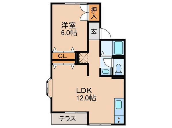 カ－サ梅ノ木の物件間取画像